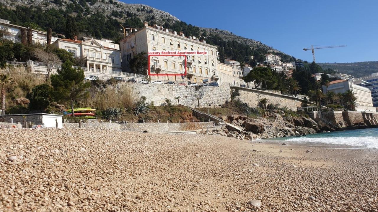Luxury Seafront Apartment Banje Dubrovnik Exteriör bild